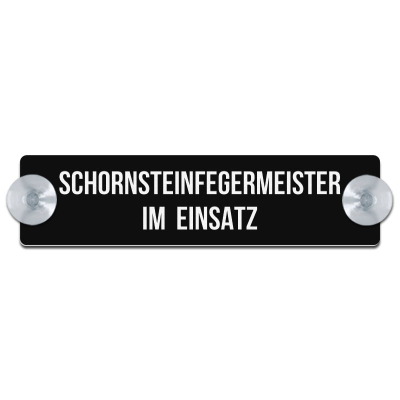 Schornsteinfegermeister im Einsatz